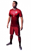 Cristiano Ronaldo football render