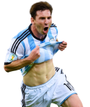 Lionel Messi football render