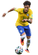 Neymar football render