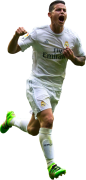 James Rodriguez football render