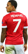 Memphis Depay football render