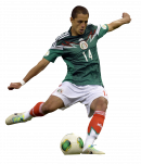 Javier “Chicharito” Hernandez football render