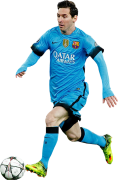 Lionel Messi football render