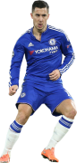 Eden Hazard football render