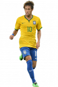 Neymar football render