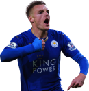 Jamie Vardy football render