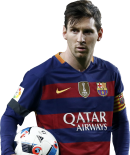 Lionel Messi football render