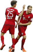 Thomas Muller & Holger Badstuber football render