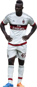 Mario Balotelli football render