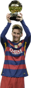 Lionel Messi football render