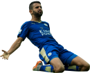 Riyad Mahrez football render