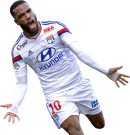 Alexandre Lacazette football render