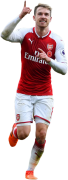 Aaron Ramsey football render