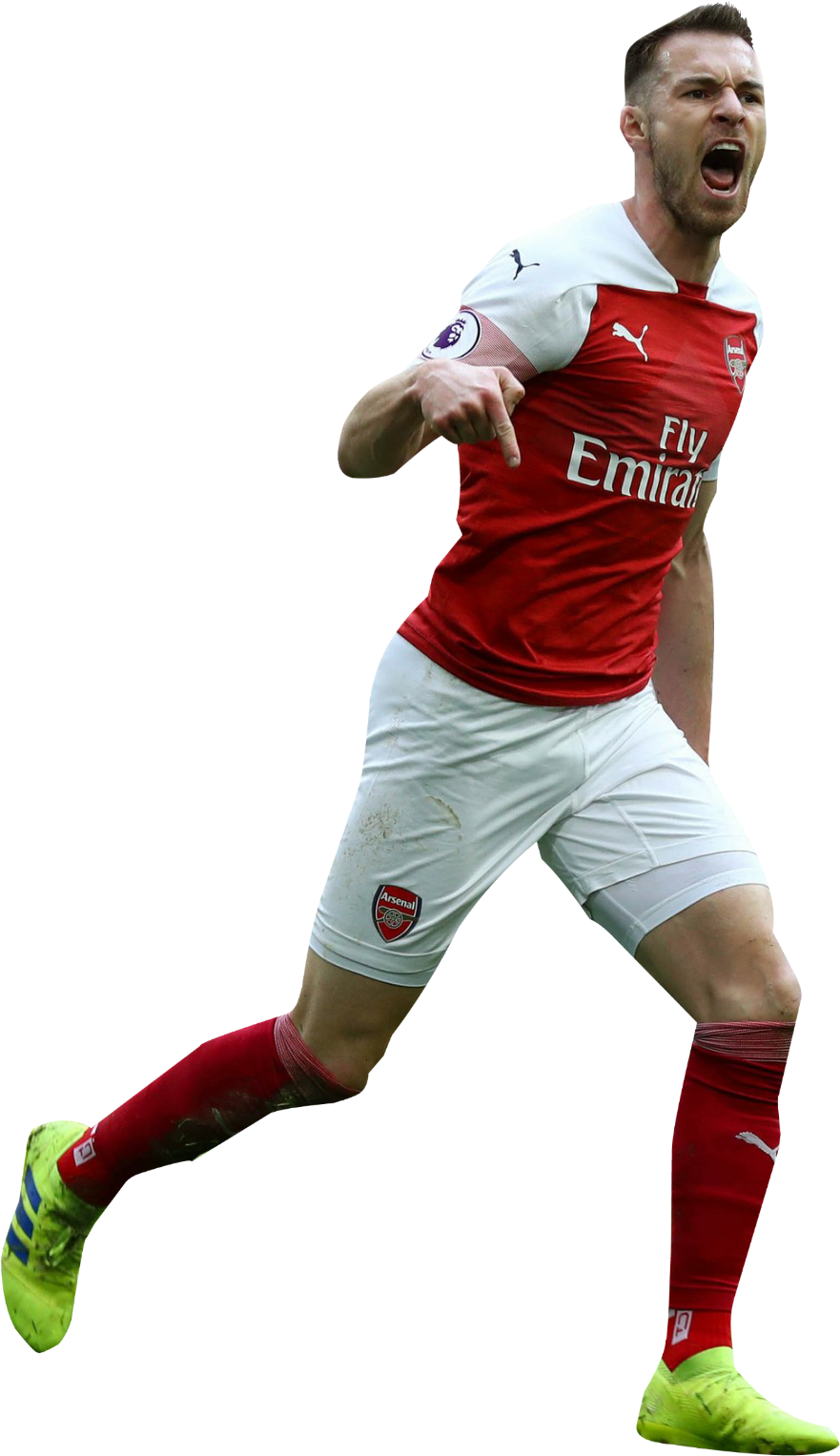 Aaron Ramsey football render - 51813 - FootyRenders