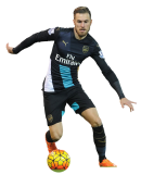 Aaron Ramsey football render