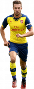 Aaron Ramsey football render