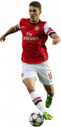 Aaron Ramsey football render