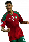 Achraf Hakimi football render