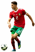 Achraf Hakimi football render