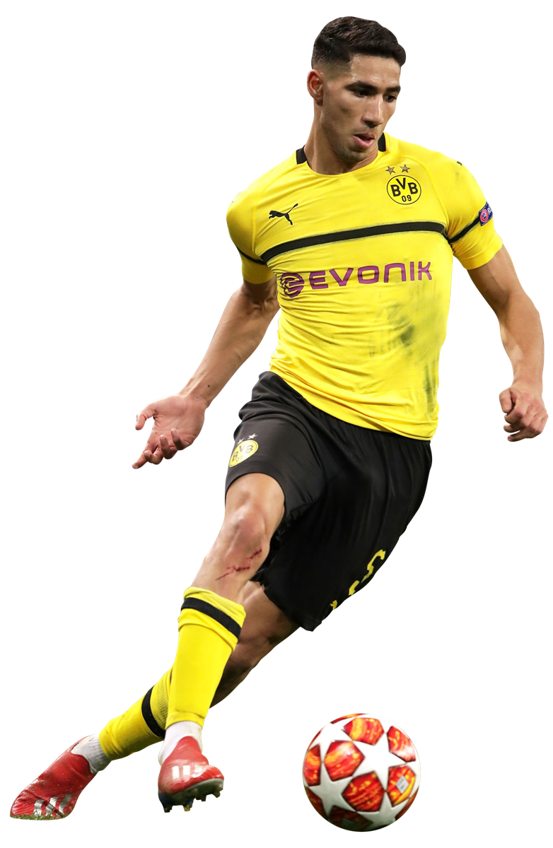 Achraf Hakimi football render - 51675 - FootyRenders