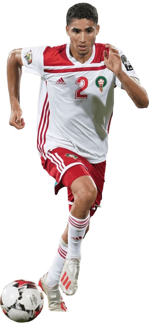 Achraf Hakimi football render - 55093 - FootyRenders