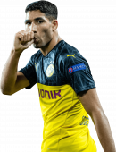 Achraf Hakimi football render