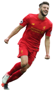 Adam Lallana football render