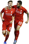 Adam Lallana & Danny Ings football render