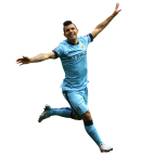 Sergio Aguero football render