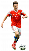 Aleksandr Golovin football render