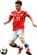 Aleksandr Golovin football render