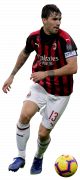 Alessio Romagnoli football render