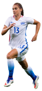 Alex Morgan football render