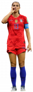 Alex Morgan football render