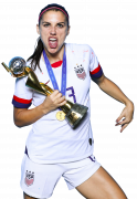 Alex Morgan football render