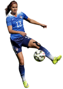 Alex Morgan football render