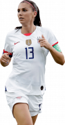 Alex Morgan football render