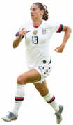 Alex Morgan football render