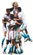 Alex Morgan, Carli Lloyd, Morgan Brian,  Crystal Dunn, Allie Long, Meghan Klingenberg & Tobin Heath football render