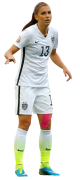 Alex Morgan football render