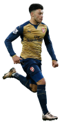 Alex Oxlade-Chamberlain football render