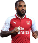 Alexandre Lacazette football render