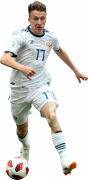 Aleksandr Golovin football render