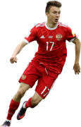 Aleksandr Golovin football render