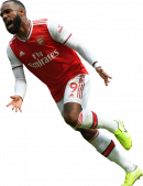 Alexandre Lacazette football render