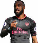 Alexandre Lacazette football render