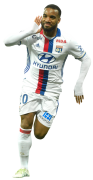 Alexandre Lacazette football render