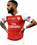 Alexandre Lacazette football render