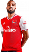 Alexandre Lacazette football render