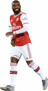 Alexandre Lacazette football render